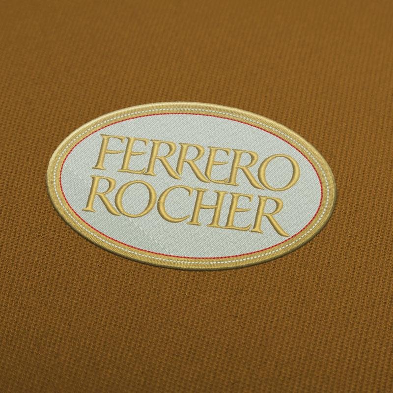 Ferrero Rocher Logo Embroidery Design Download — EmbroideryDownload